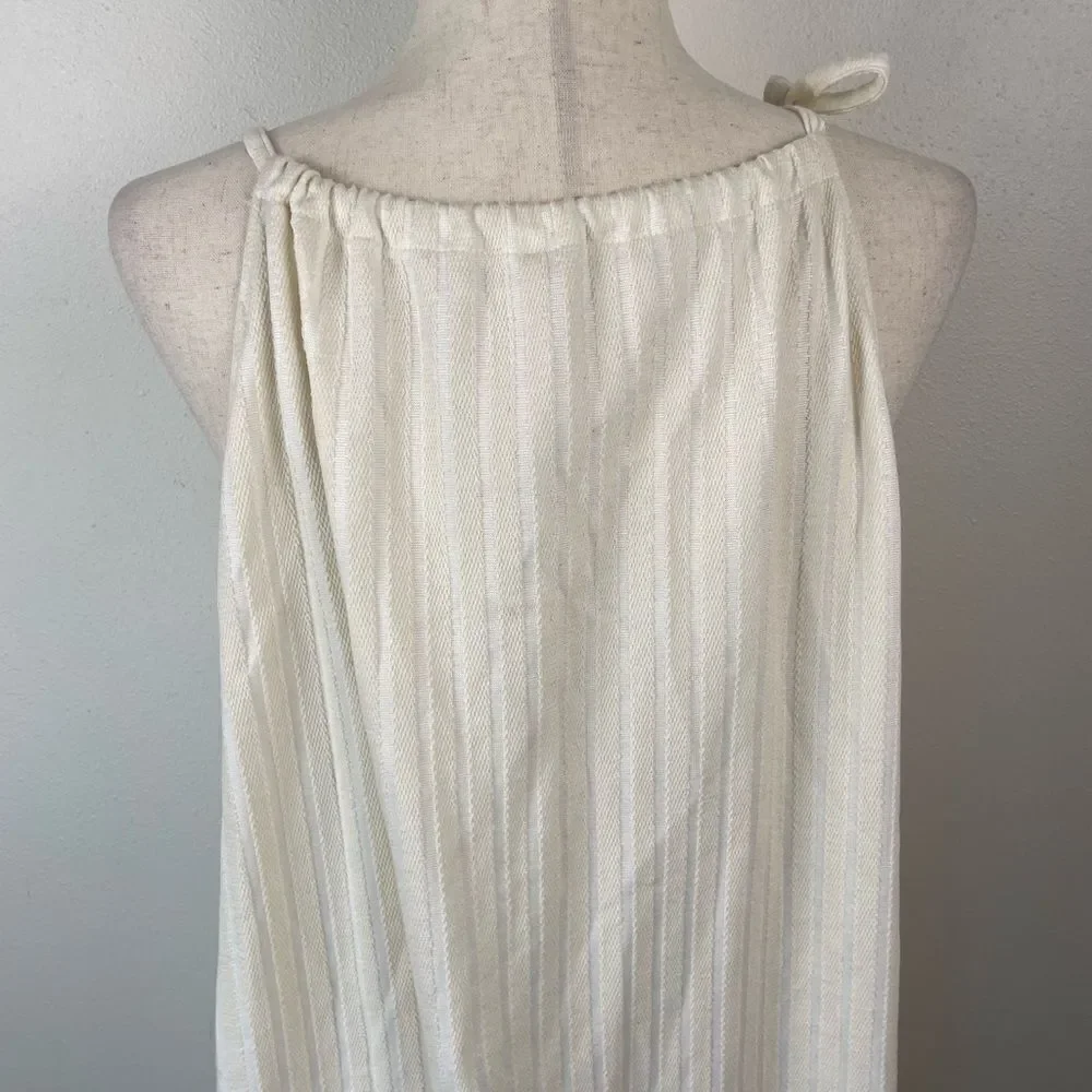 NWOT Free People Linen Blend Midi Dress Size S